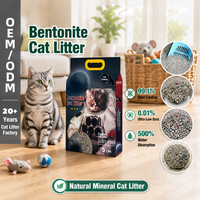 Exportateur OEM – Commande en gros – Granulés de bentonite à agglomération rapide séchés sous vide – Options de parfum – Litière agglomérante pour chats en bentonite