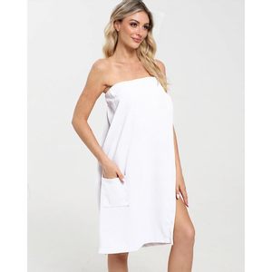 Albornoz de algodón ligero de secado rápido para mujer FOXA, ideal para spa, gimnasio y playa - Product Image 3