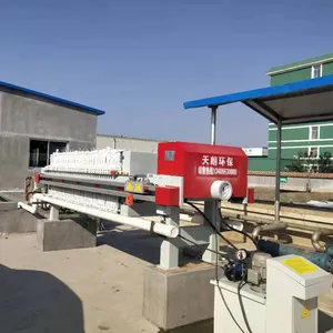 Oily sewage sludge dewatering machine plate and frame filter press equipment