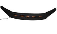 Protection de capot avant pour Hilux Revo 16-23 2016-2023, plaque de protection de capot moteur, couvercle de pare-chocs LED, accessoires extérieurs