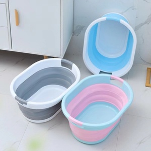 24L /37L/39L Foldable Basin Bathroom Storage Container Collapsible Wash Basin for Bathroom Cleaning - Product Image 2