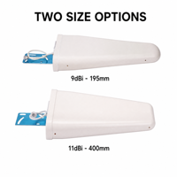Antenne Yagi log-périodique sans fil à gain élevé 698 MHz 2700 MHz, connecteur N femelle, 10 dBi, pour amplificateur de signal GSM 3G 4G 5G