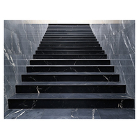Escaliers droits sur mesure en pierre naturelle et marbre pour intérieur, appartement, hôtel, villa, modernes, durables, garantie 5 ans, origine PL