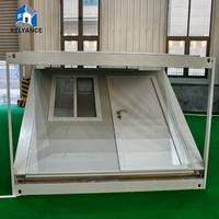 Maison conteneur pliable et extensible RELYANCE, installation rapide, cabine portable, bureau moderne, dortoir, maison