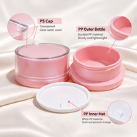 ML PACK 50G Bouteille de crème pour le visage rose Bouteille de soins de la peau en plastique en gros Pot d'emballage cosmétique pour beurre corporel