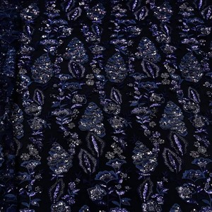 Veste Cheongsam en tissu tricoté enduit de <span class=keywords><strong>PVC</strong></span> avec broderie de sequins en velours et motifs à pois et à carreaux en stock - Product Image 5