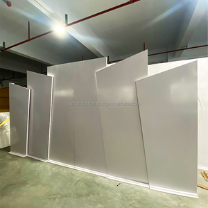 Pared de fondo acrílica personalizada moderna Lisa para decoración de escenario de boda con entrega rápida - Product Image 4