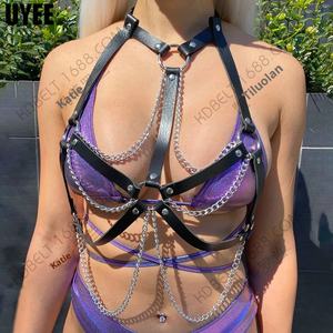 Cinturón <span class=keywords><strong>de</strong></span> Cuero Negro Divertido <span class=keywords><strong>de</strong></span> <span class=keywords><strong>Amazon</strong></span>, Ropa Atada, Juguete <span class=keywords><strong>de</strong></span> Coqueteo para Parejas, Ropa Interior para <span class=keywords><strong>Mujer</strong></span> Adulta, Hecho en China - Product Image 2