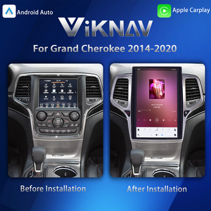 Touchscreen Autoradio Voor Jeep Grand Cherokee 2014-2020 Android Auto Draadloze Apple Carplay Gps Navigatie Dvd-Speler - Product Image 2