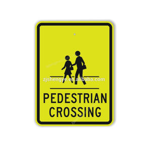 Imagen en relieve americana, información, cuidado, señales de tráfico peatonales - Product Image 1