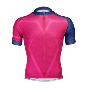Camiseta de Ciclismo para Hombre, Manga Corta, Transpirable, de Secado Rápido, para Bicicleta de Montaña y Carretera, con Bolsillo Reflectante - Product Image 1