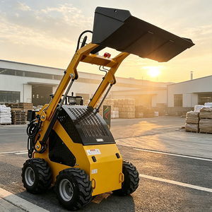 Compact Skid Steer Mini Rubber Track Design <b>Small</b> Track Skid Steer Versatile Front Compact Skid Steer - Product Image 1