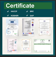 Haricots verts surgelés IQF certifiés HACCP et BRC, qualité A, paquet de 10 kg en vrac, provenance Chine