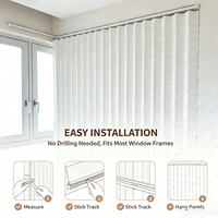 Porte accordéon moderne en PVC imperméable, gain de place, pour intérieur, coulissante, pour cuisine, salle de bain, entrée, installation facile