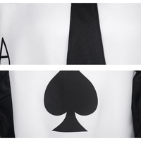Costume de cosplay Echo Poker Warrior Club Black Spade Halloween Factory Stock pour homme en polyester
