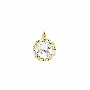 Collar Leo de oro macizo de 14 quilates, joyería fina, colgante de horóscopo para mujer, estilo de cadenas para fiesta - Product Image 2