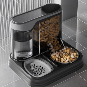 Distributeur de nourriture pour chats et chiens 2 en 1 OEM en PP de gros pour fabricants, avec grande capacité, distributeur automatique de nourriture pour animaux de compagnie et bol à eau - Product Image 3