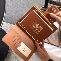 Ensemble de classeur en cuir PU A5 de qualité supérieure et agenda pour femme avec logo personnalisé - Carnets/journaux de luxe, cadeau pour le bureau et usage personnel