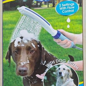 Pulvérisateur de Douche Multifonctionnel pour Animaux avec Tuyau de 2,5 m, Débit d'Eau Réglable, Accessoire de Toilettage pour Chien et <span class=keywords><strong>Chat</strong></span>, Utilisation Intérieure et Extérieure - Product Image 4