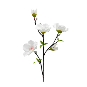Ramo de Boda de Plástico, Simulación de <span class=keywords><strong>Magnolia</strong></span>, Accesorios de Fotografía, Decoración Floral Duradera y Ecológica para el Hogar y la Sala de Estar - Product Image 2