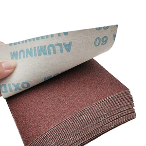 Papel de <span class=keywords><strong>lija</strong></span> General, papel abrasivo de óxido de aluminio rojo cuadrado de 4,5x5,5 pulgadas, hojas de <span class=keywords><strong>lija</strong></span> de grano 60-1000 <span class=keywords><strong>para</strong></span> <span class=keywords><strong>lijadora</strong></span>, pulido de madera - Product Image 4