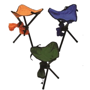 Sgabello da Pescatore Assortito 31x31x38 cm in Acciaio per Arredamento da Campeggio - Product Image 1