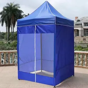 Tenda aluminium instan tenda promosi murah tenda Pop Up dengan cetakan untuk pameran acara pameran dagang