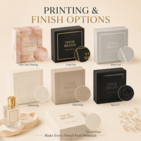 Boîte à parfum rigide de luxe personnalisée en carton, emballage cadeau avec logo et insert pour les marques de flacons de parfum