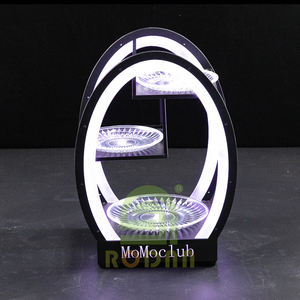 MingXin Barware Bandeja de frutas LED con forma de huevo de tres niveles - Product Image 2