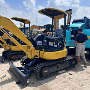 Certifié EPA CE pour l'excavatrice sur chenilles miniature Komatsu PC30MR de 3 tonnes |   Moteur Komatsu d'origine japonaise d'occasion avec accessoire tarière - Product Image 4