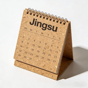 <span class=keywords><strong>Calendrier</strong></span> <span class=keywords><strong>de</strong></span> bureau personnalisé en papier semence saisonnier avec base en bois dur, écologique et recyclable, plantable - Product Image 5