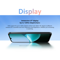 Smartphone Xiaomi Redmi 15C Baru Versi Global Layar 6.9 inci 120Hz MTK Helio G81-Ultra Baterai 6000mAh Pengisian Daya 33W Kamera 50MP