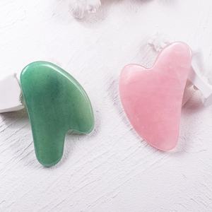 Nouvelle Planche de Gua Sha en Opalite avec Logo Personnalisé 2023, Pierre de Guasha en Quartz Rose, Outil Facial en Pierre de Jade Naturelle - Product Image 4