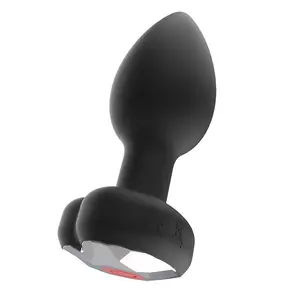 Vibrador anal arco-íris luminoso com controle remoto, plug anal para masturbador adulto, brinquedo sexual, plug anal para homens e mulheres