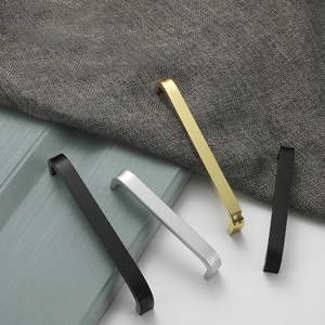 五金ZAMAK家具把手黑色哑光橱柜把手抽屉橱柜门床头柜把手 - Product Image 5