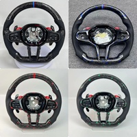Volant sport en cuir et fibre de carbone avec fonction chauffante pour BMW Série 6, Série 2, M1, M2 – Remplacement des boutons – Vente en gros usine