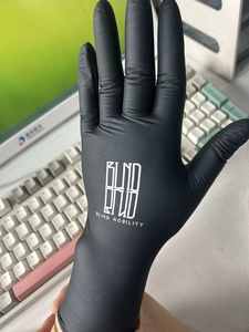 4 мил 5 мил для чистки татуировок, для приготовления в саду, спа-салон красоты, маникюра, печать логотипа, латексная пудра, не содержит нитриловых одноразовых перчаток - Product Image 2