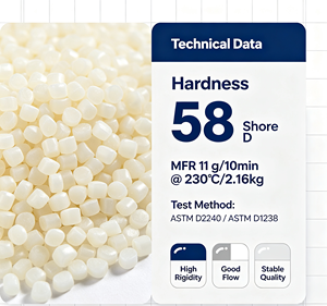   Granulés d'élastomère thermoplastique polyester XG5858 – Matière première vierge adaptée à l'extrusion, faible libération de gaz pour granulés de câbles - Product Image 3