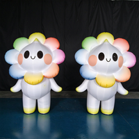Costume de mascotte gonflable personnalisé pour adulte, motif ver à soie et citron, en tissu Oxford, personnage de dessin animé, certifié CE, résistant à l'eau
