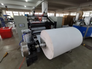 RTFQ automática talhadeira de papel térmico com Auto Core Threading e Rewind Machine para papel em branco - Product Image 5