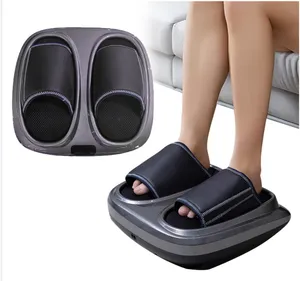 Masajeador de pies de circulación sanguínea vibratoria eléctrica RC con máquina masajeadora de pies de compresión de presión de aire Shiatsu de calor