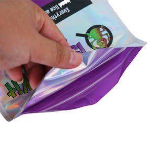 שקית מבריק ריח אריד אלומיניום עמיד רדיד אריזת פלסטיק עבור בשר צ 'יק פירות מזון כיתה מוצר - Product Image 6