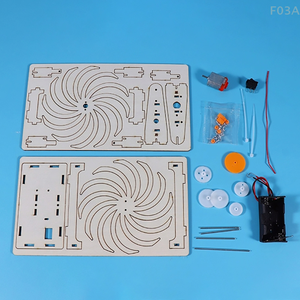 Kit de experimentos de Ciencia de madera DIY, modelo educativo de física, hecho a mano juguete, proyecto de ventana mágica, caja de regalo perfecta para niños, embalaje - Product Image 3