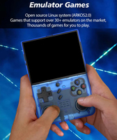 Consola de Videojuegos Portátil R40XX PRO Max de 4.2 Pulgadas con Wifi, Reproductor de Juegos Retro Clásico, Controlador de Joystick 3D Dual para Niños, Regalos para Niños