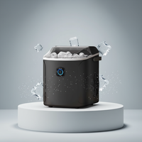 Nouvelle Machine à Glaçons Instantanée Électrique 220V de Comptoir, Mini et Intelligente, en Plastique, Haute Qualité, pour Cuisine, Modèle 2025 (Chine)