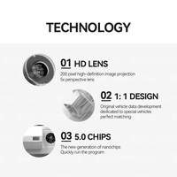 Lampe de bienvenue LED 3D à effet fantôme pour portière, projecteur de logo 12V, état neuf, pour accessoires de voiture LS ES IS LX RX GS GX