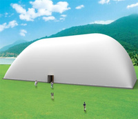 Dôme gonflable géant d'extérieur pour stade, en matériau PVDF couleur argent, garantie 25 ans, pour événements sur les terrains de tennis