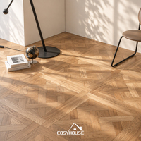 Parquet de luxe Versailles en chêne européen, plancher en bois d'ingénierie, motif français moderne pour l'intérieur des villas
