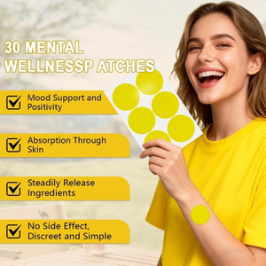 Adesivos de Dopamina em Alta Venda: Aliviam o Estresse e a Mau Humor, Proporcionando uma Sensação de Relaxamento e Felicidade - Product Image 1