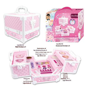 Maleta portátil de varios tamaños para niña, Kit de cosméticos lavable de princesa, caja de <span class=keywords><strong>maquillaje</strong></span> para bebé, juguete para niños, <span class=keywords><strong>maquillaje</strong></span> para niñas - Product Image 5